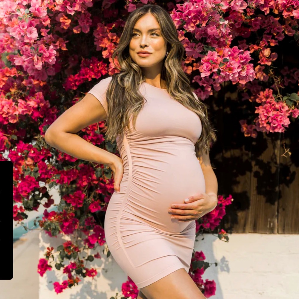 Like-New Blanqi Blush Maternity Dress